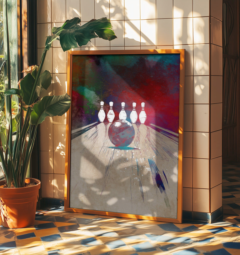 Sport Bowling art | Poster