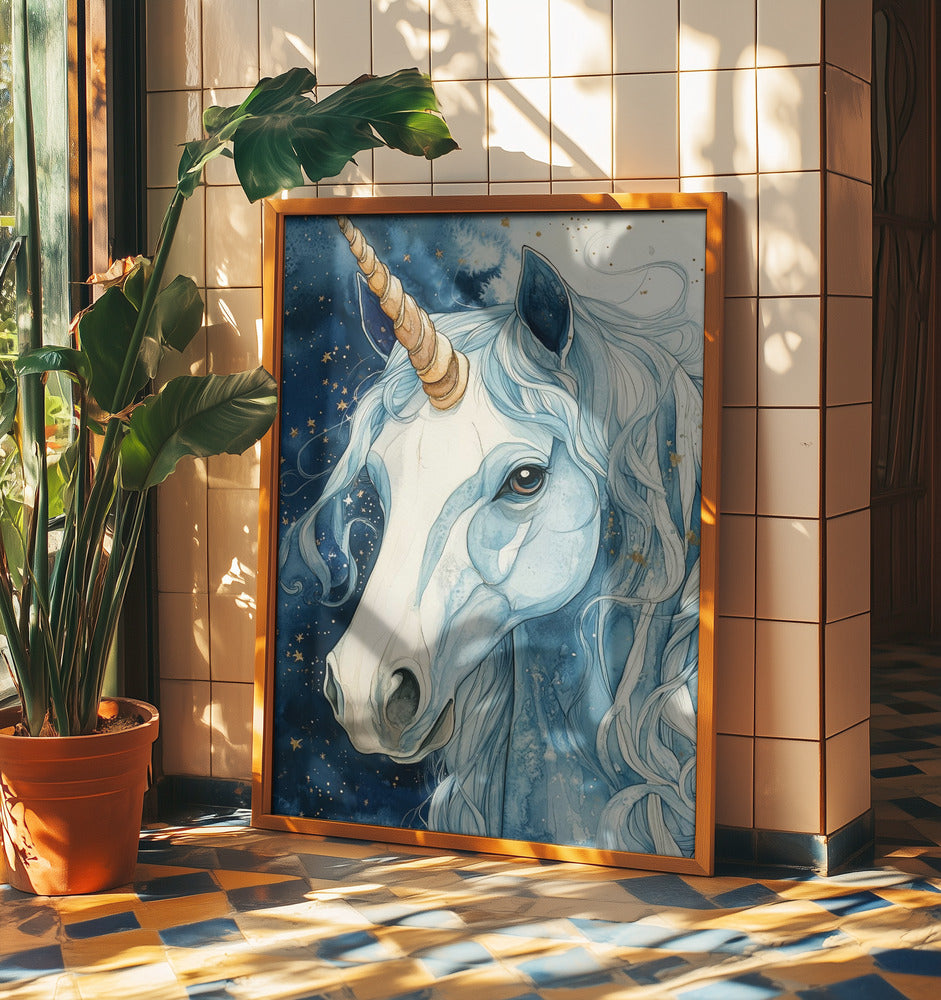 Unicorn white horse | Poster