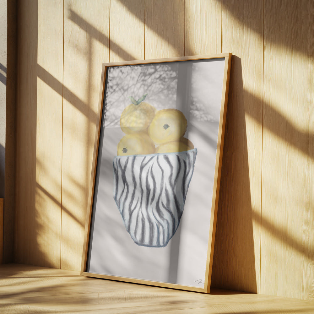 Zebra Bowl | Poster