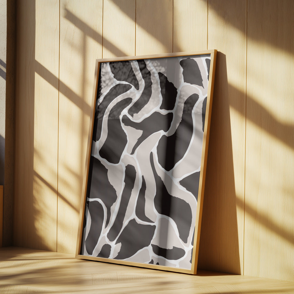 Monochrome Waves | Poster