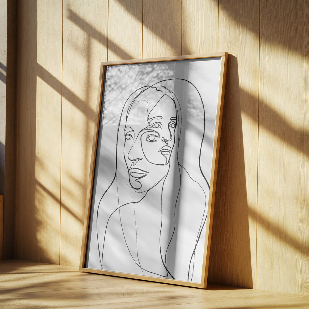 Reflektioner i linjer | Poster