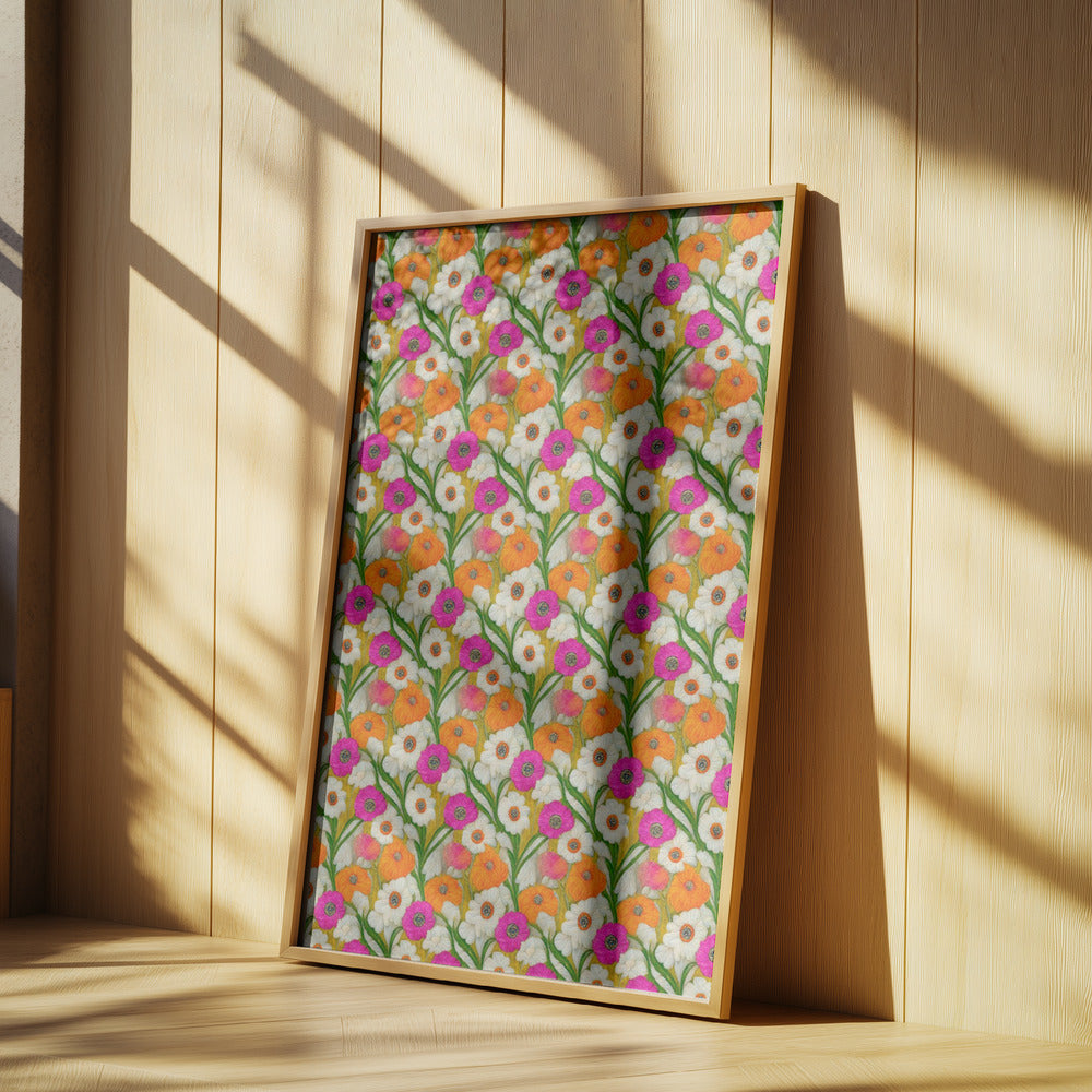 Floral Harmony Quilt | Poster