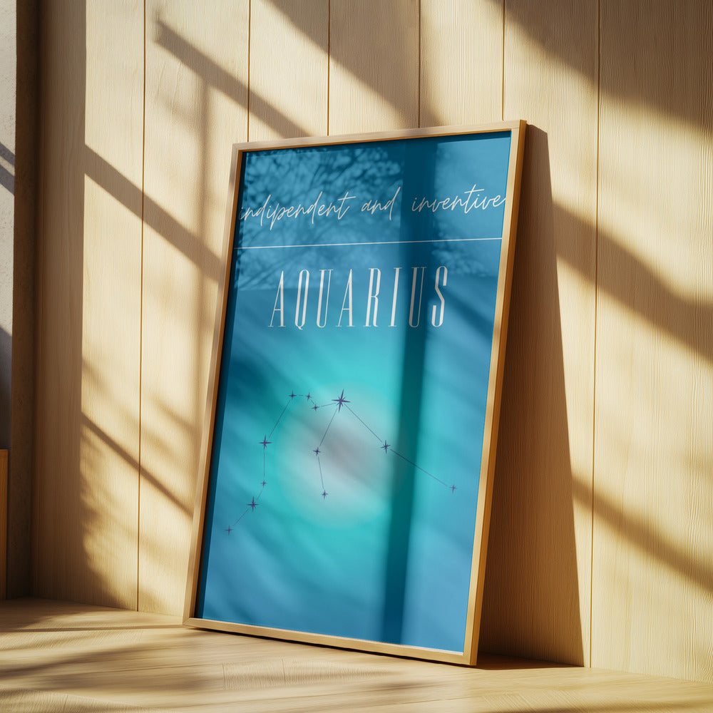 Vattumannens stjärnteckentryck | Poster