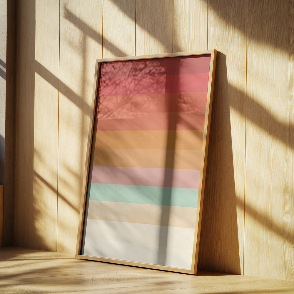 Rainbow Chevrons | Poster