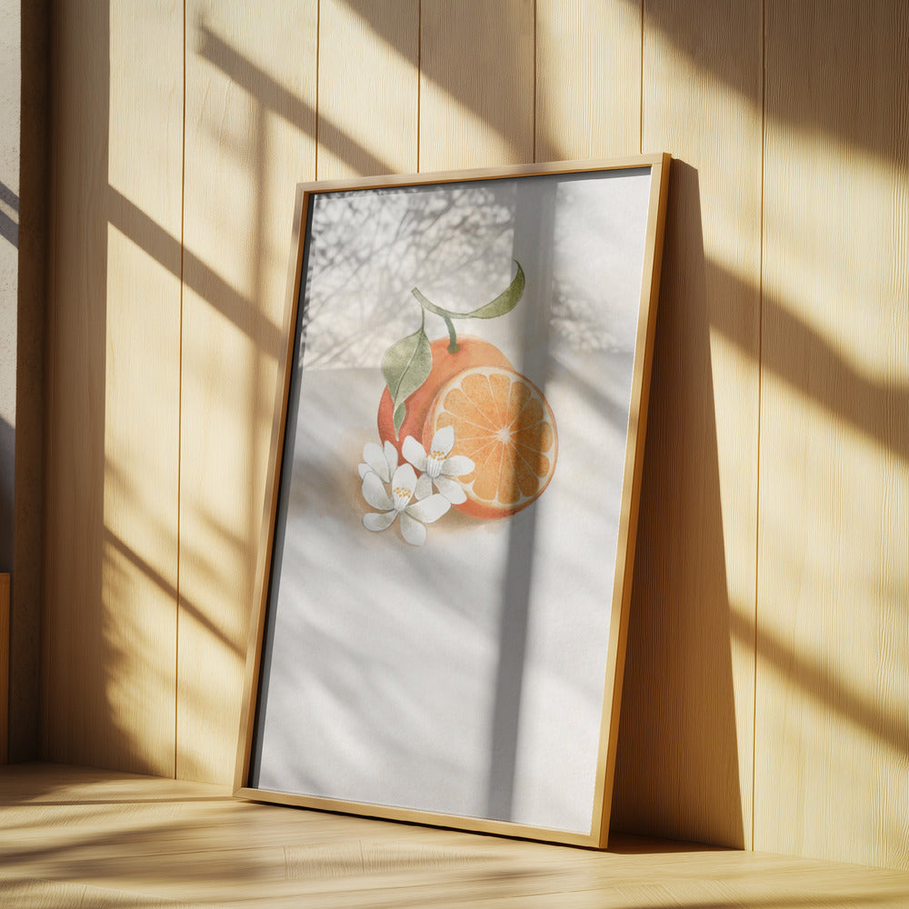 Saftige Orange | Poster - Kunstdruck