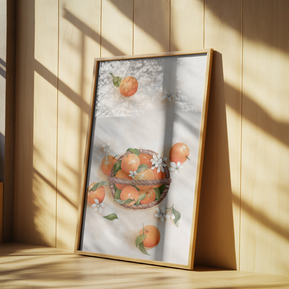 Saftige Orange | Poster - Kunstdruck