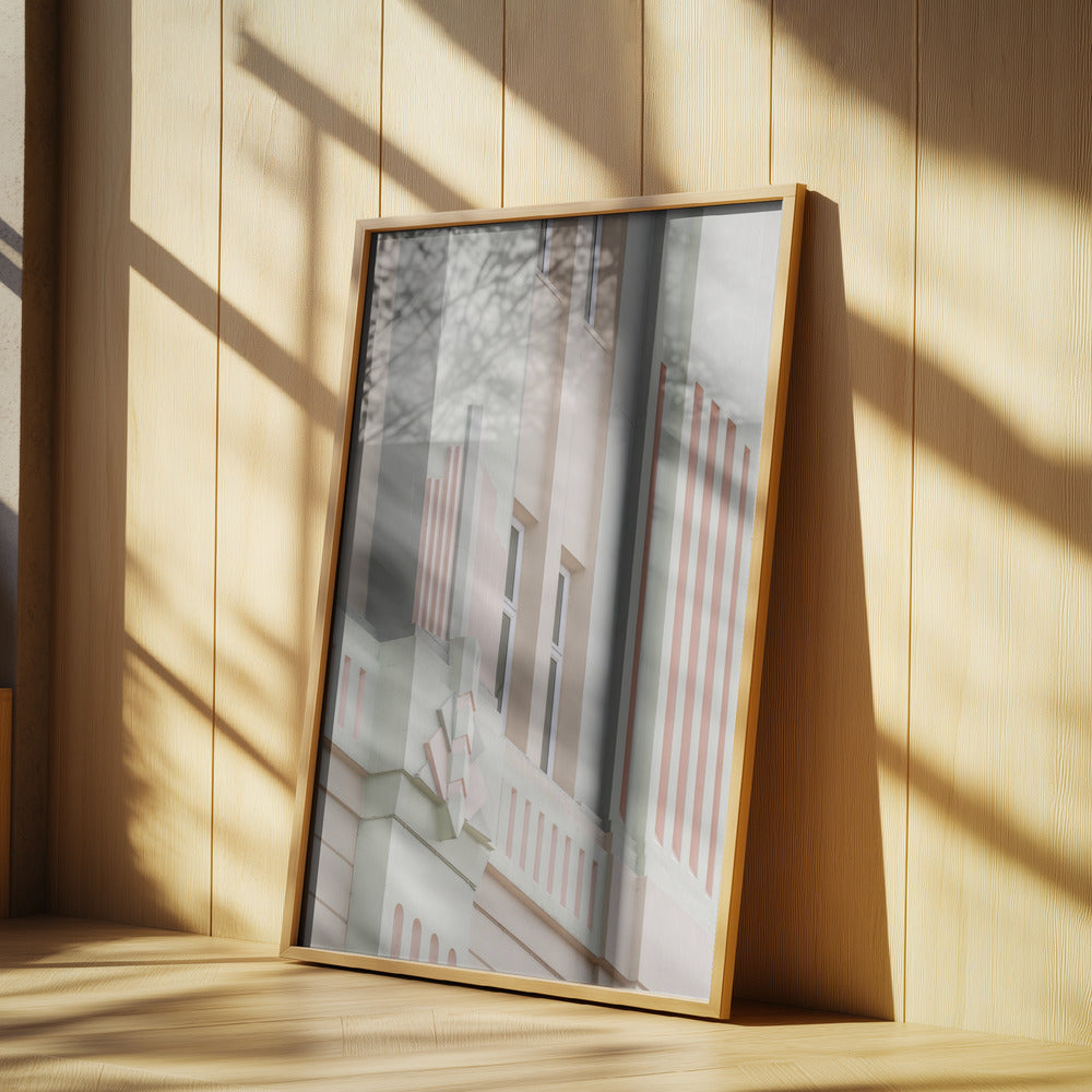 Pastel Facade Geometry | Poster