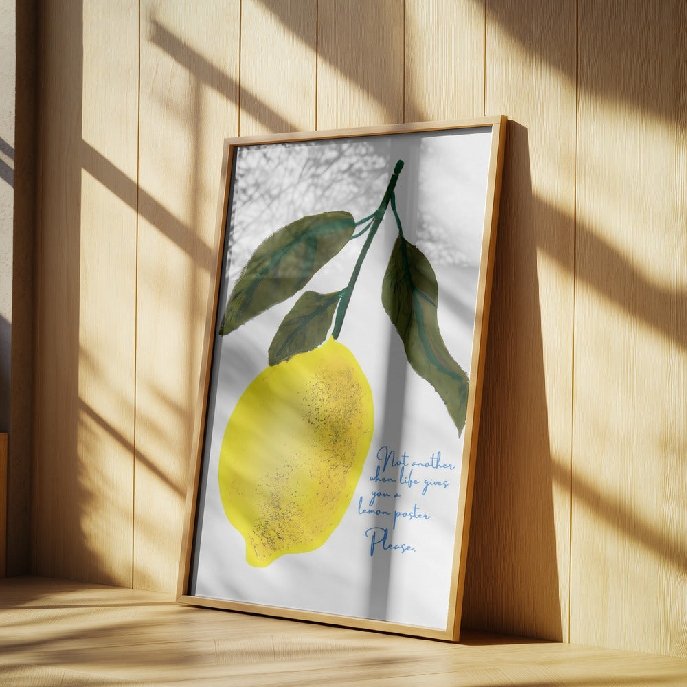 Note di testa al limone | Poster - Stampe d’Arte