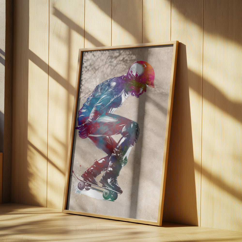 Skateboard #skate #skateboard #sport | Poster