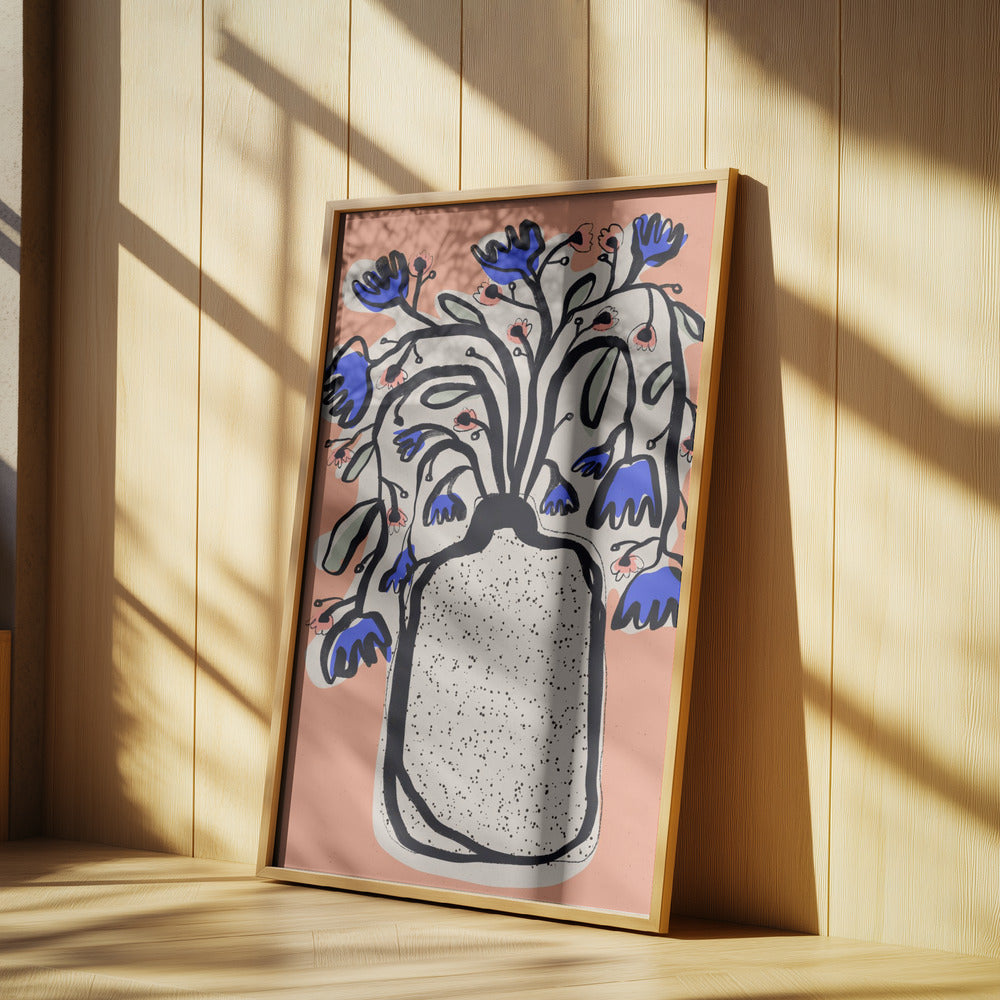 Schöner Blumenstrauß (Pfirsich) | Poster