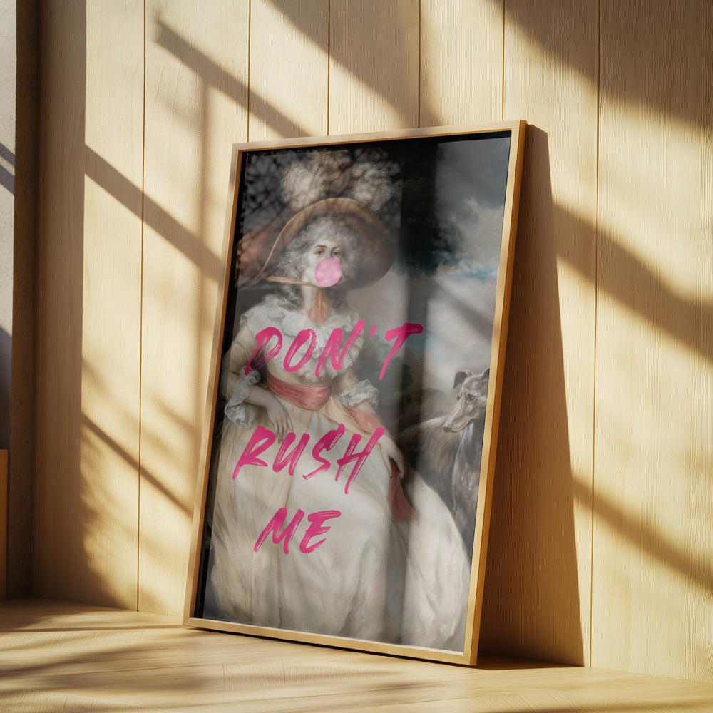 Don't Ruch Me / Altered Bubble Gum Collage | Poster