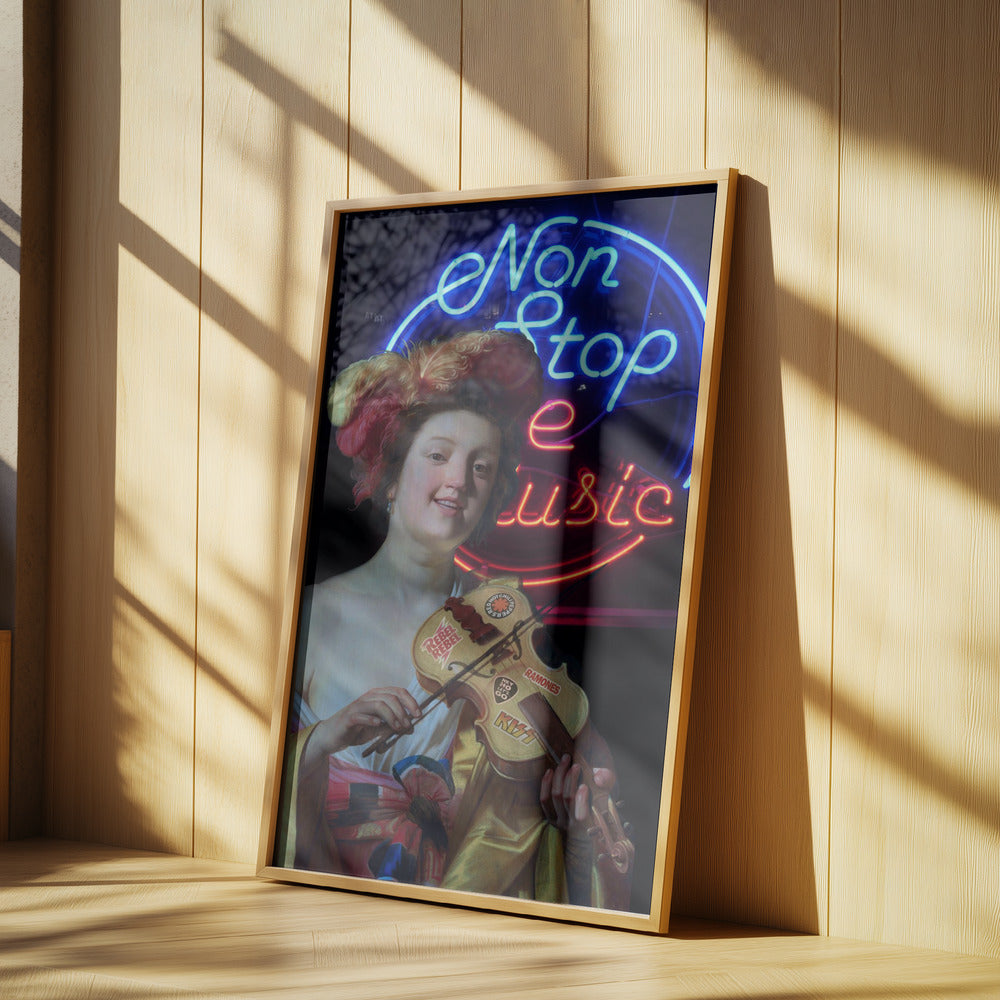 Musikken Stopper | Plakater - Kunsttryk