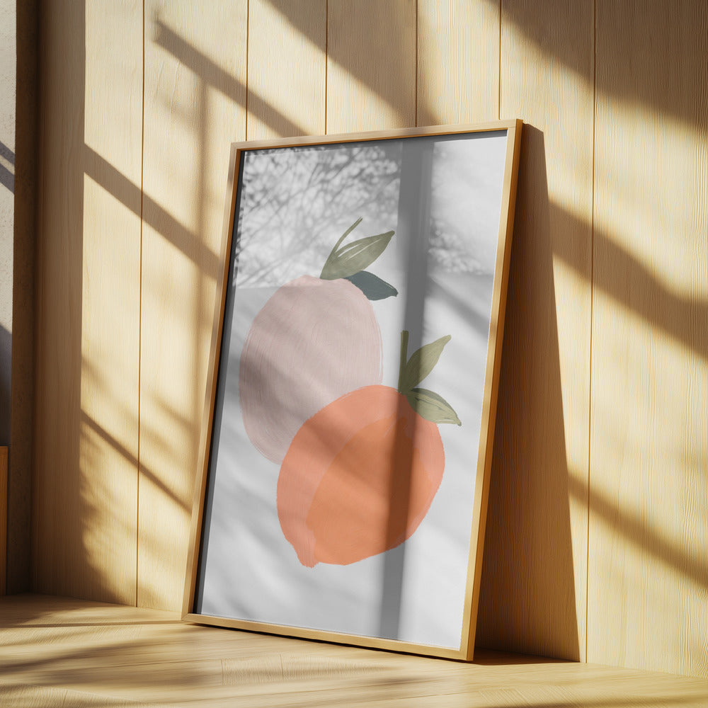 Painted Peach | Poster