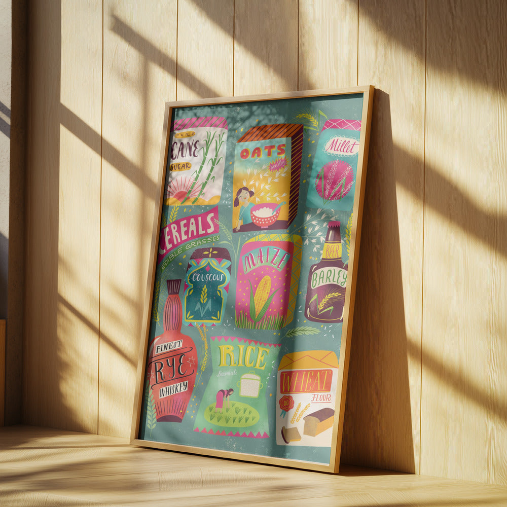 Colorful Cereal Chart | Poster