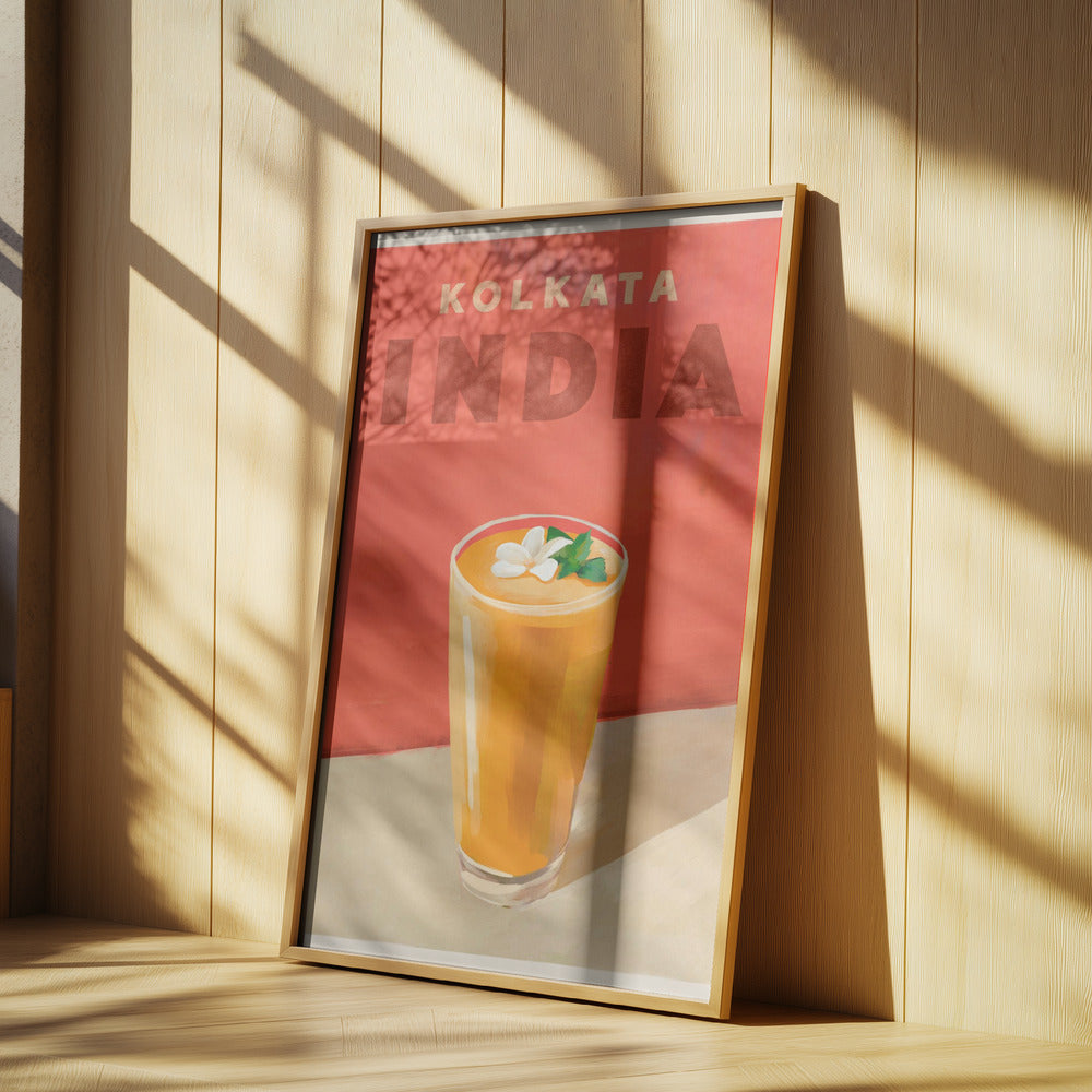 Travel Poster Cocktail Kolkata India | Poster