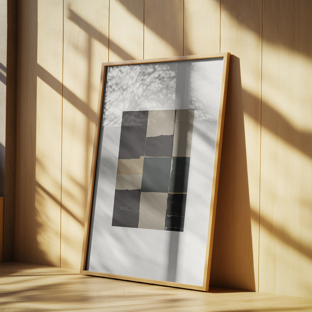 Texturerat rutnät med harmoni | Poster