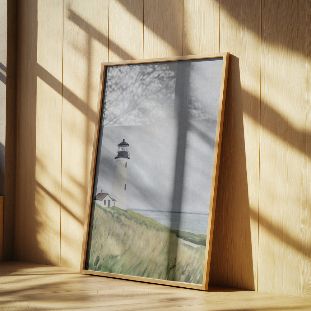 Solitary Lighthouse by the Sea | Poster