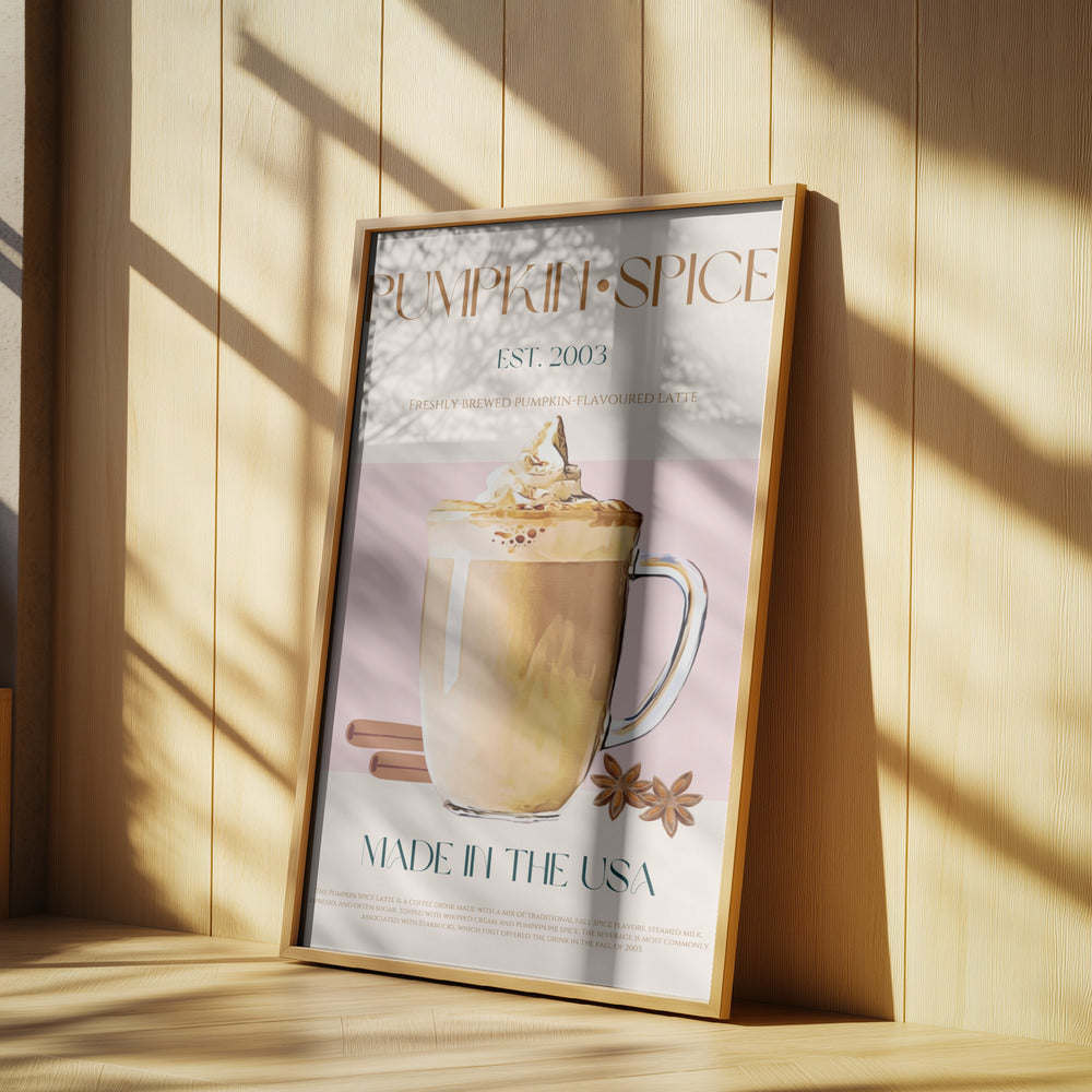 Autumn Latte Delight | Poster