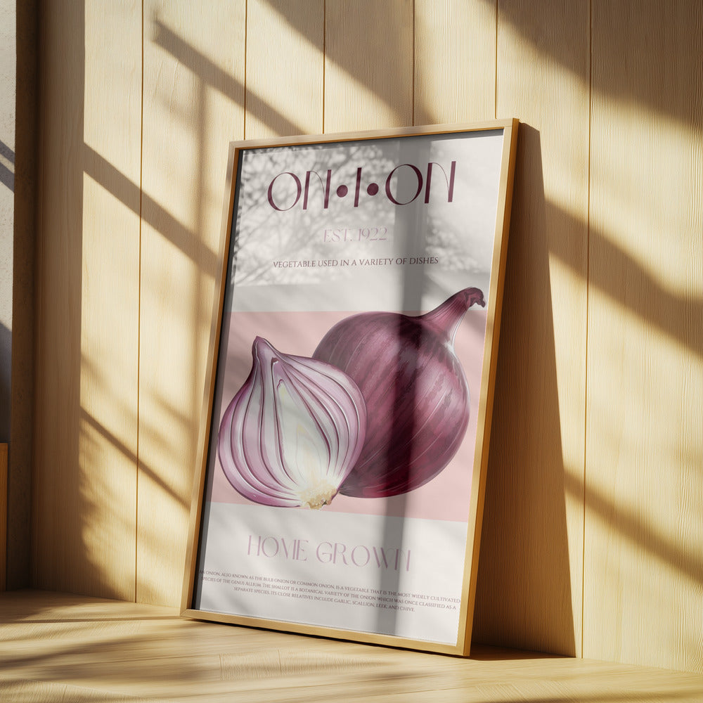 Onion Elegance | Poster