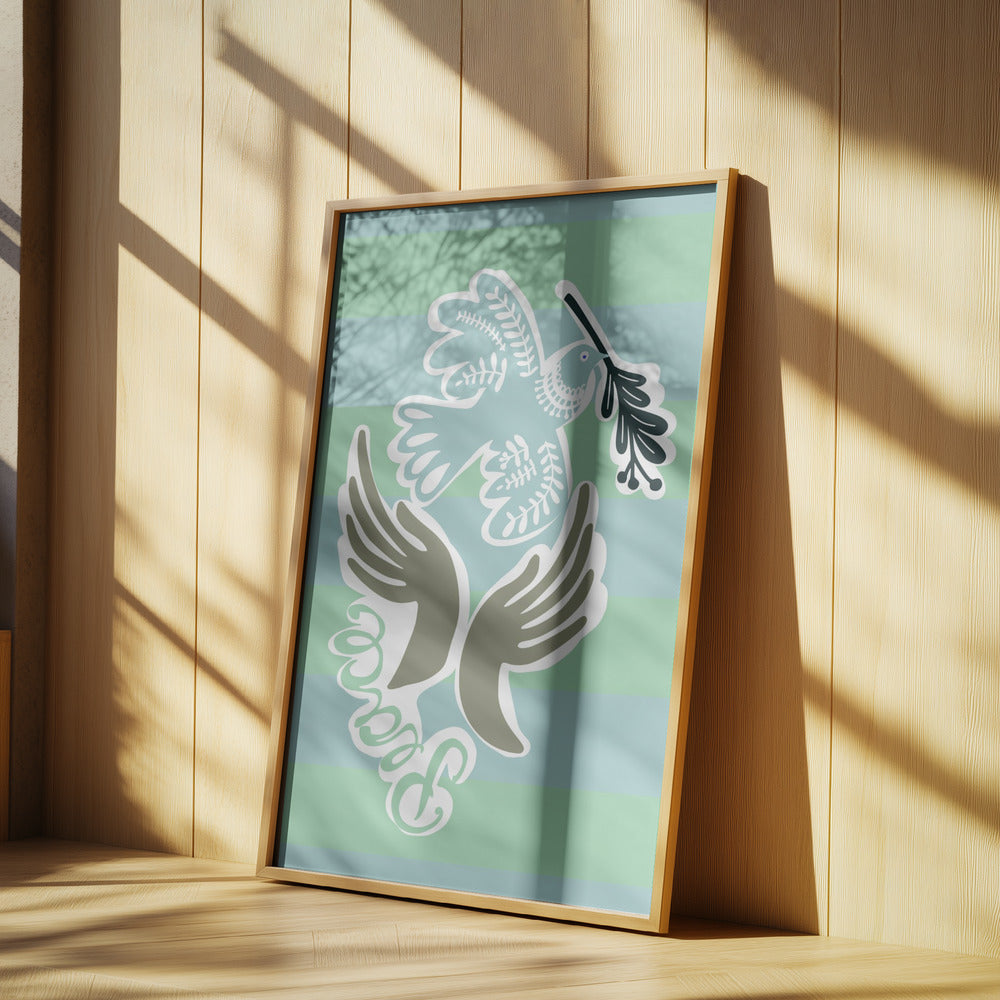 mellow anticipation Dove of peace | Poster
