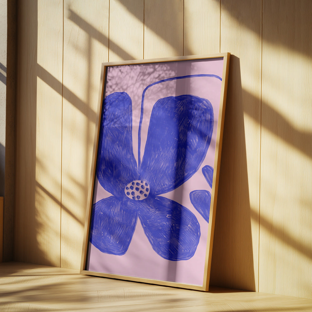 Blue Blossom Burst | Poster