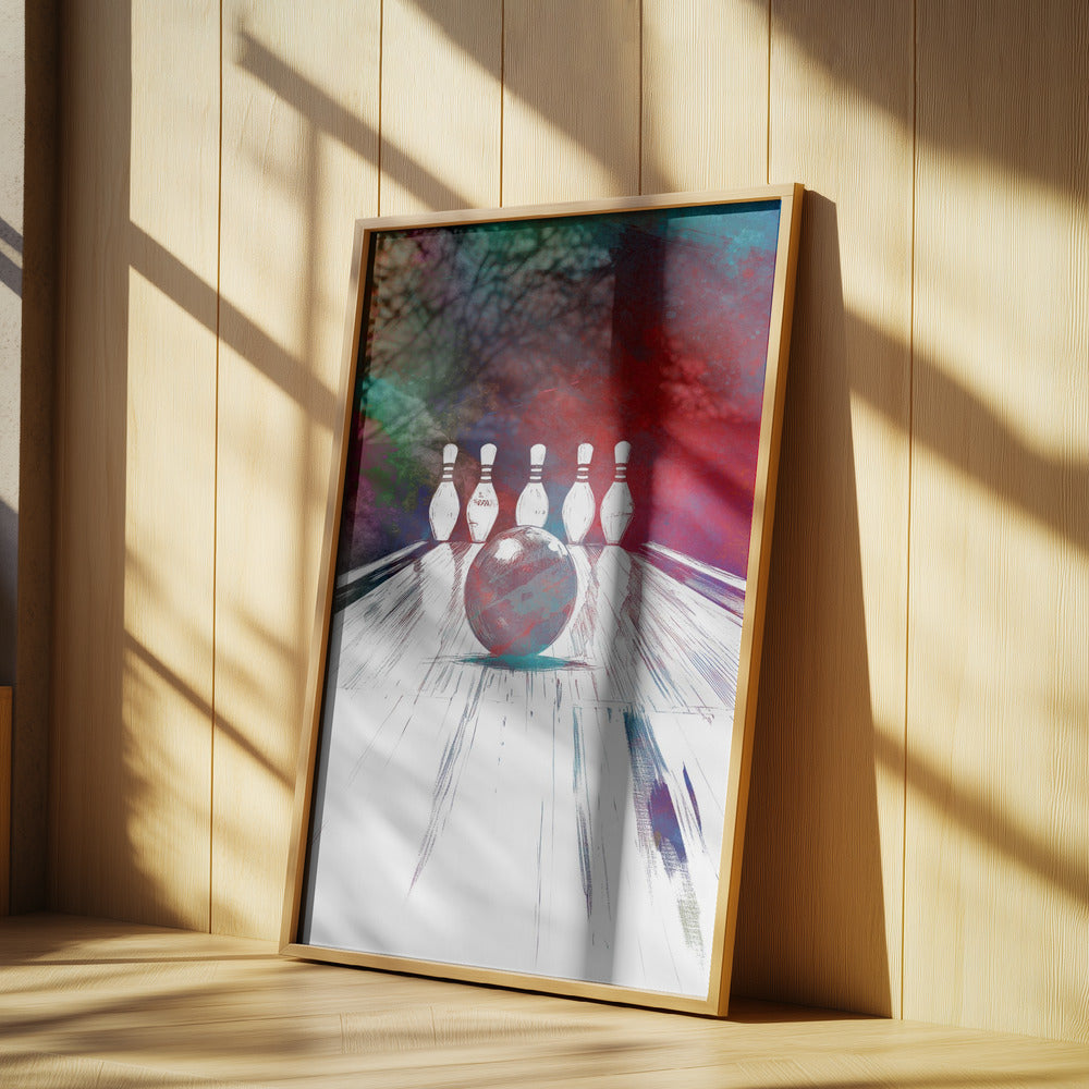 Sport Bowling art | Poster