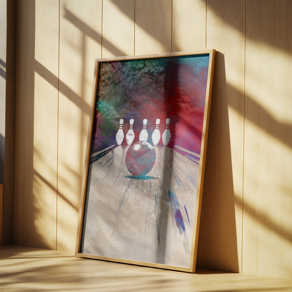 Sport Bowling art | Poster