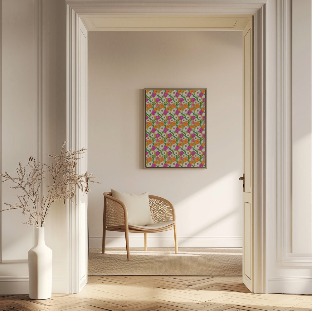 Floral Harmony Quilt | Poster