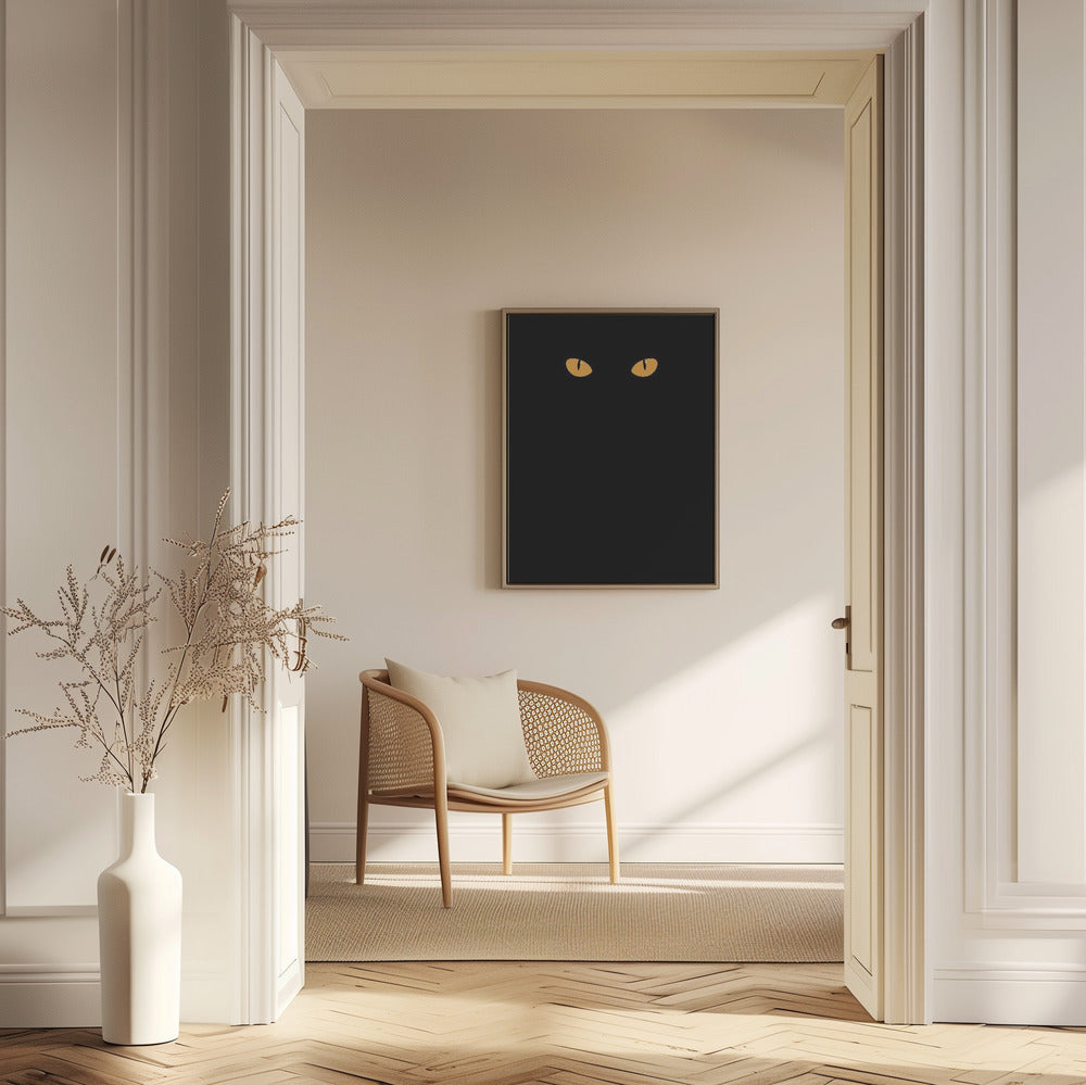 Halloween cat eyes | Poster
