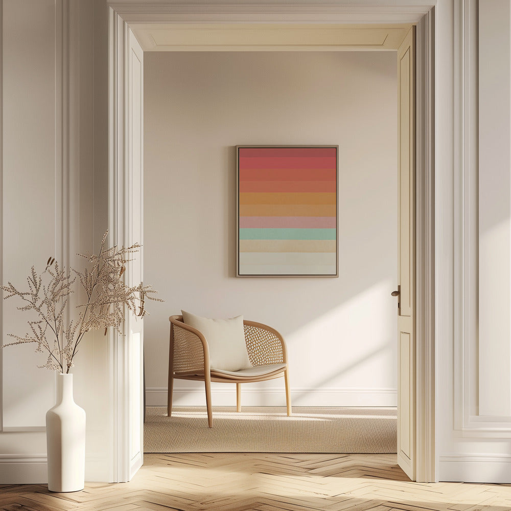 Rainbow Chevrons | Poster