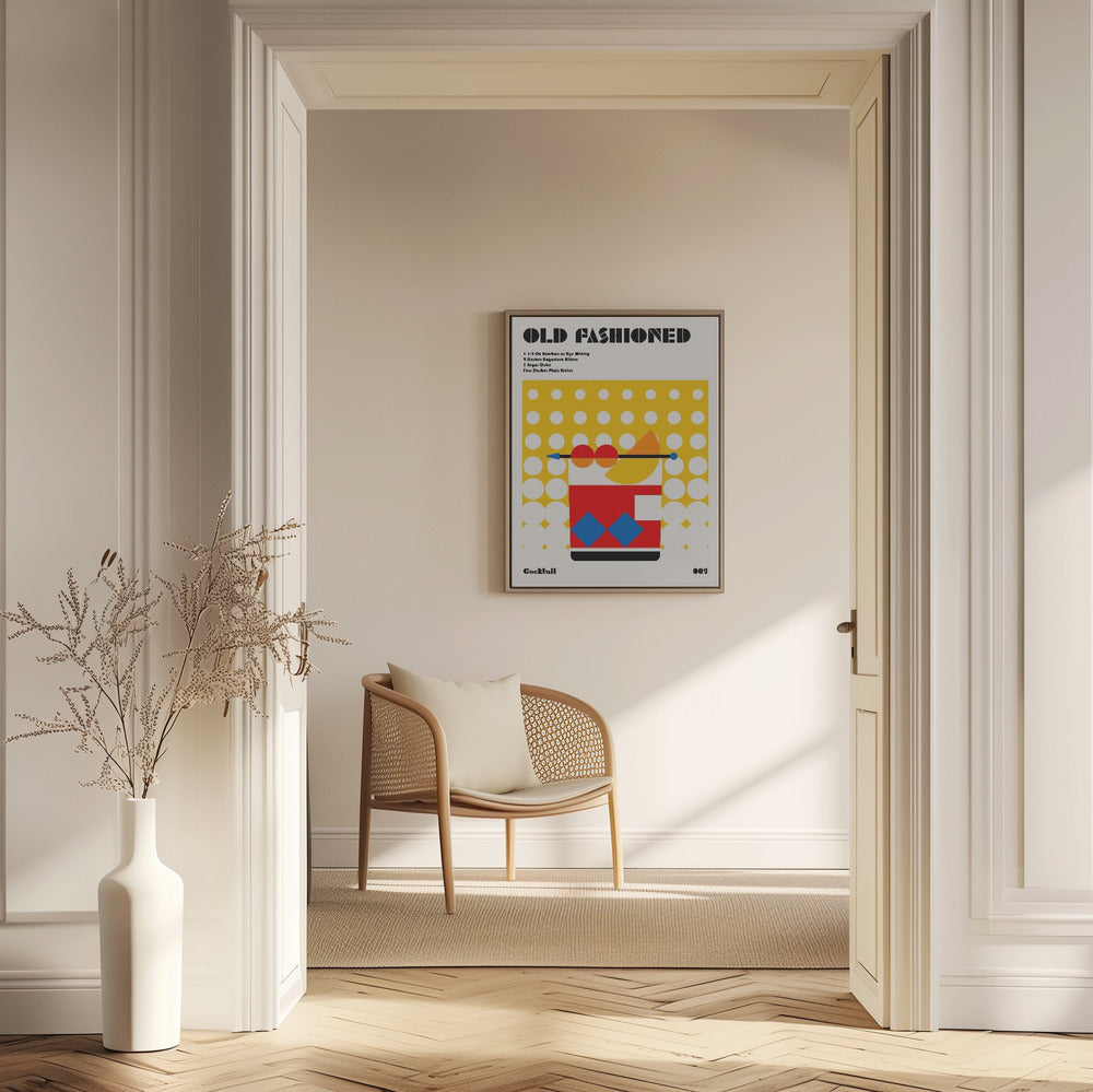 Old Fashioned Bauhaus Cocktail | Poster