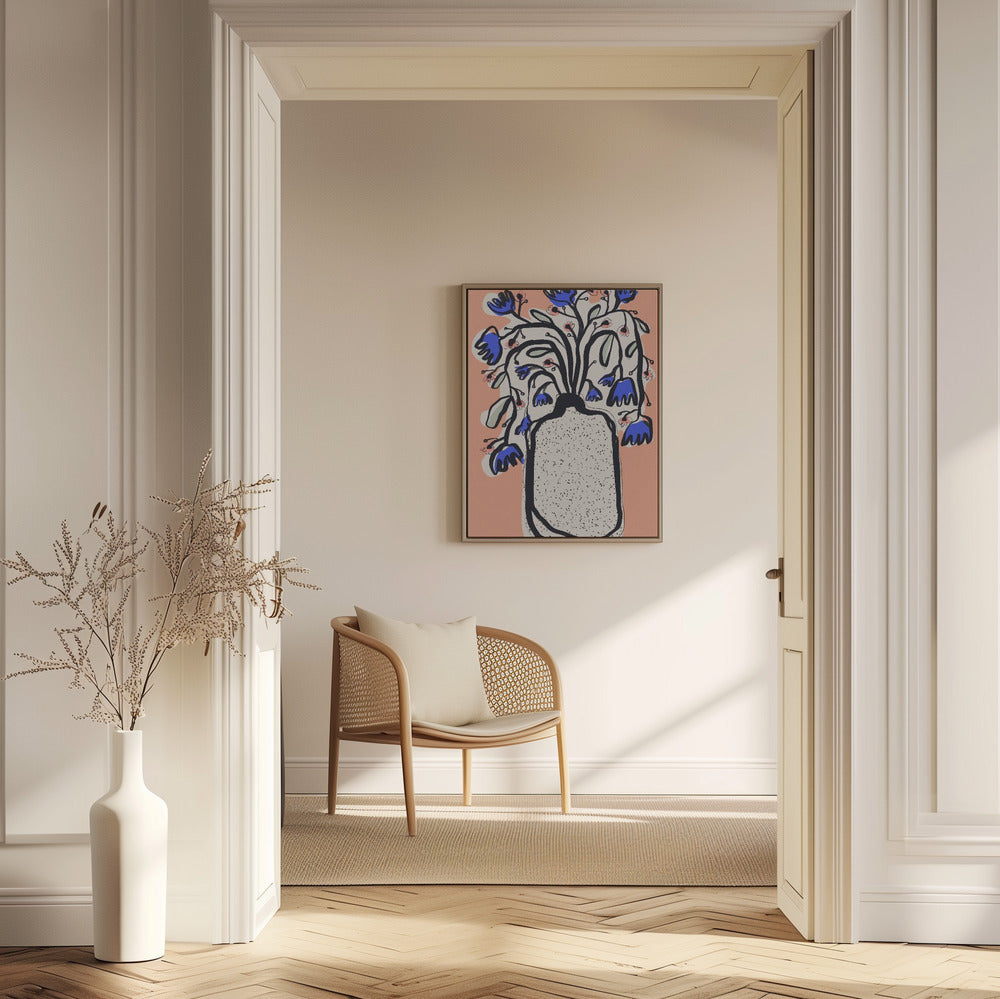 Schöner Blumenstrauß (Pfirsich) | Poster