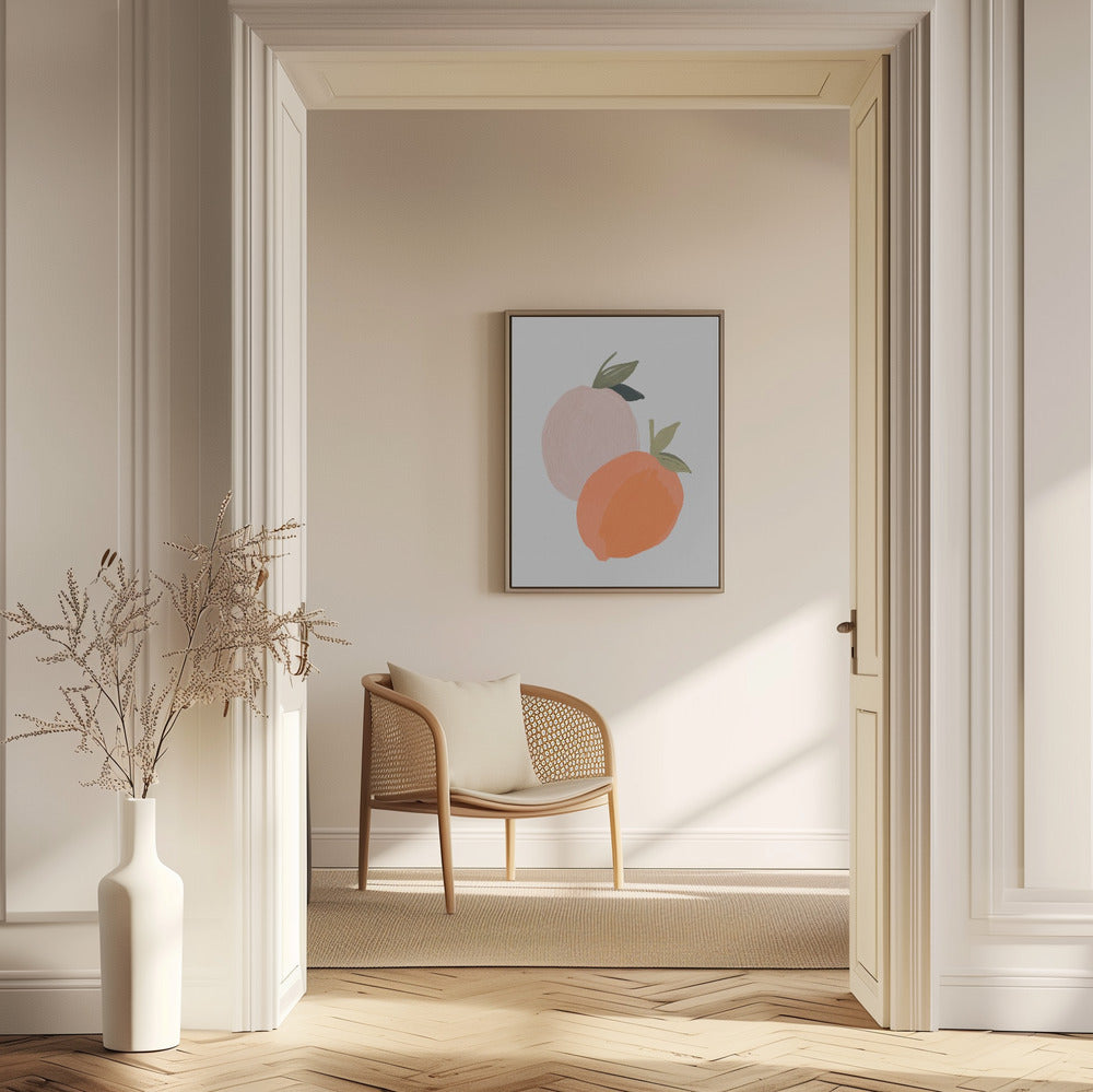 Painted Peach | Poster