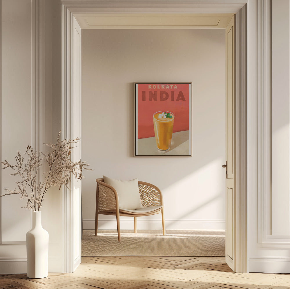 Travel Poster Cocktail Kolkata India | Poster