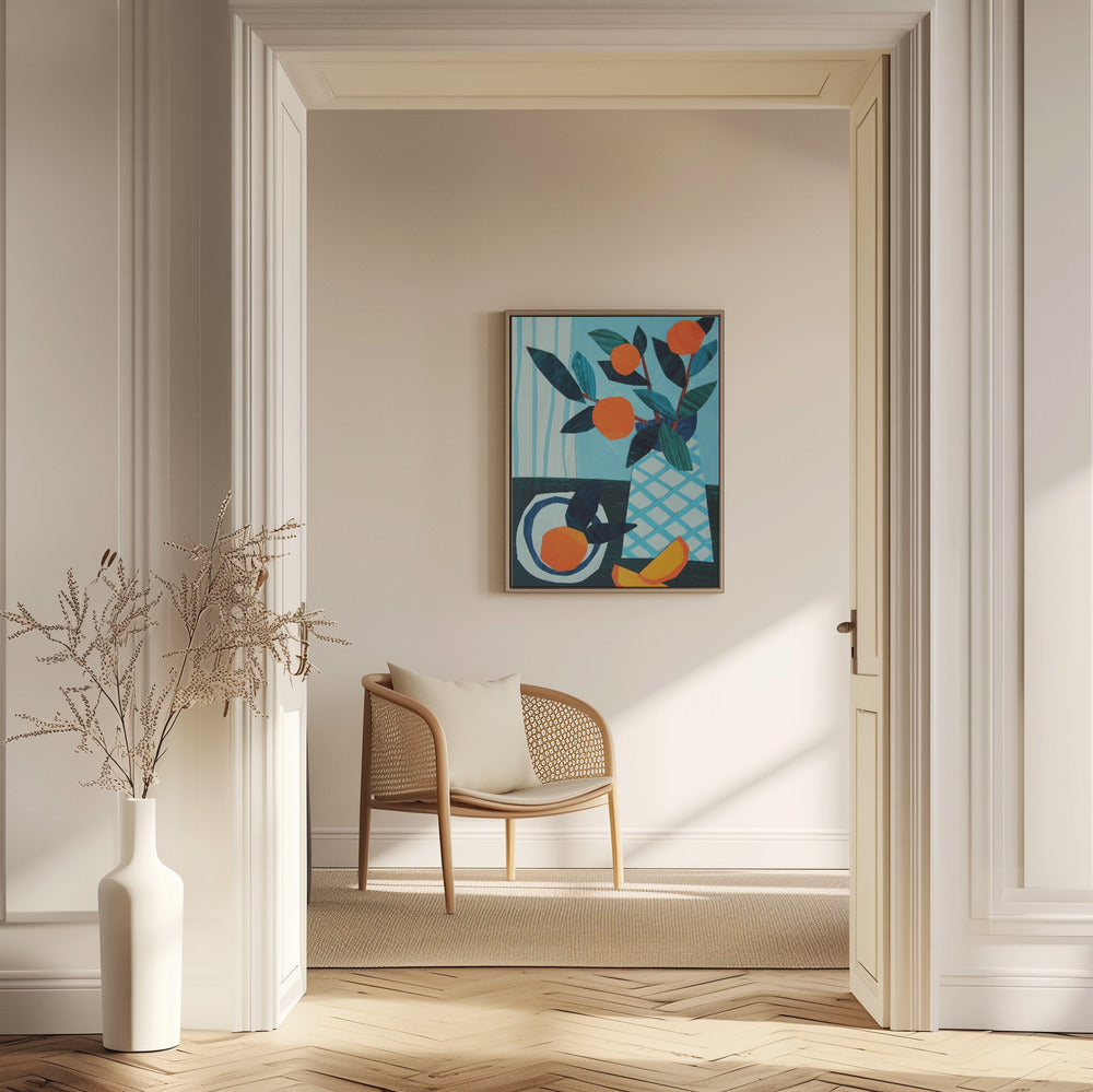 Citrus Morning Still Life | Poster