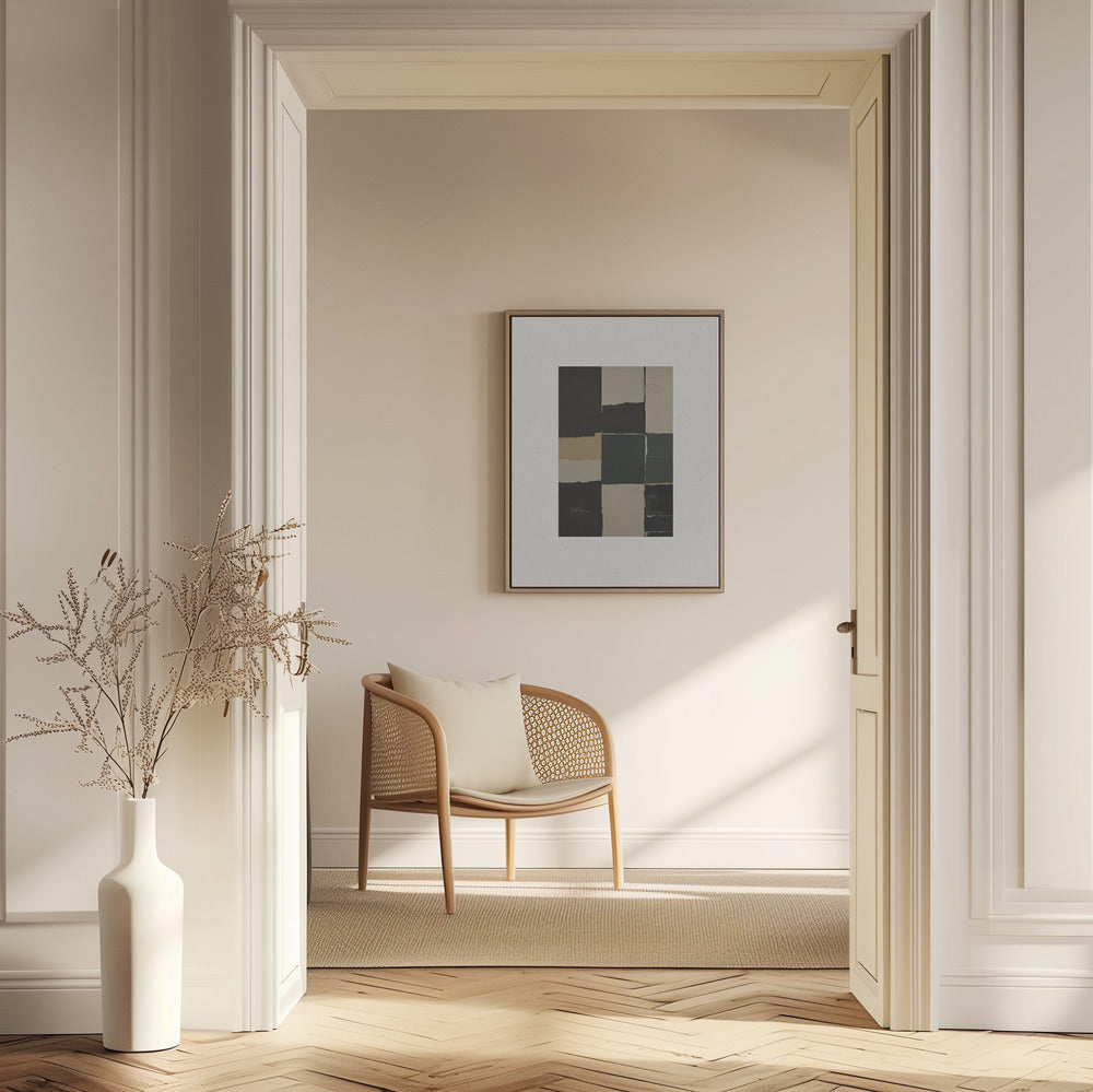 Texturerat rutnät med harmoni | Poster
