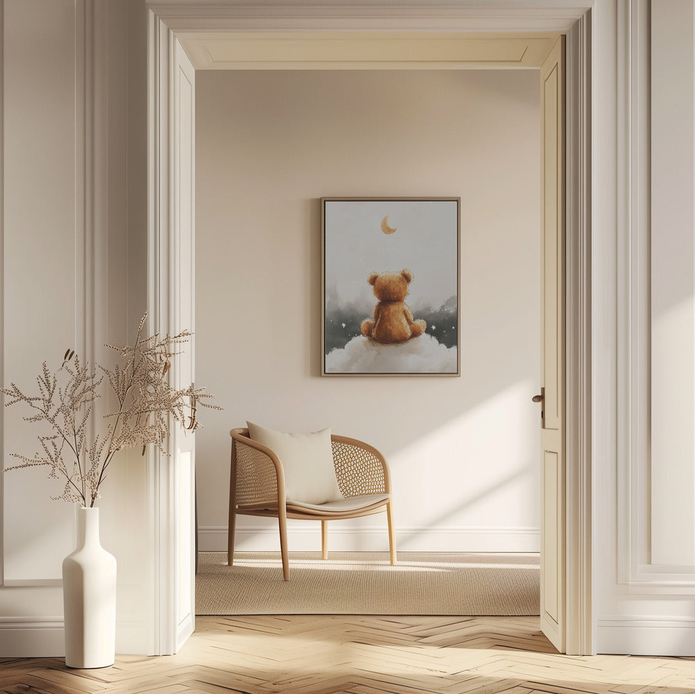 Moonlit Bear Dreams | Poster