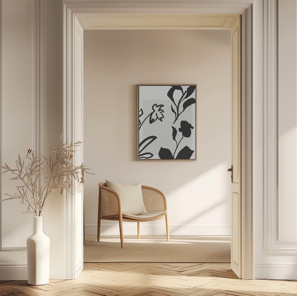 Monochrome Blooms | Poster
