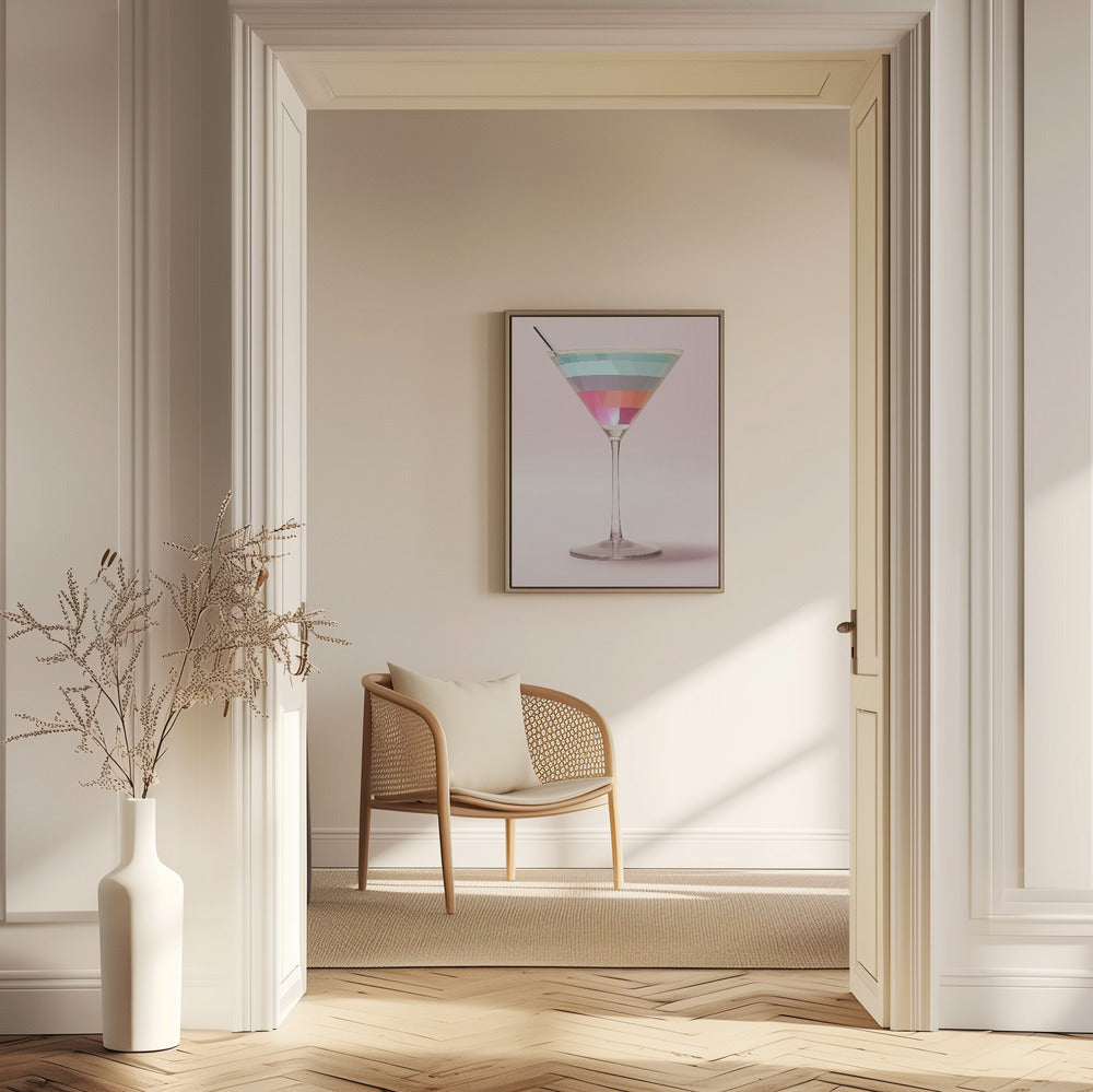 Striped Martini | Poster