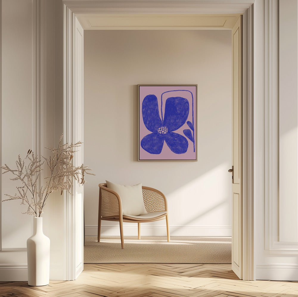 Blue Blossom Burst | Poster
