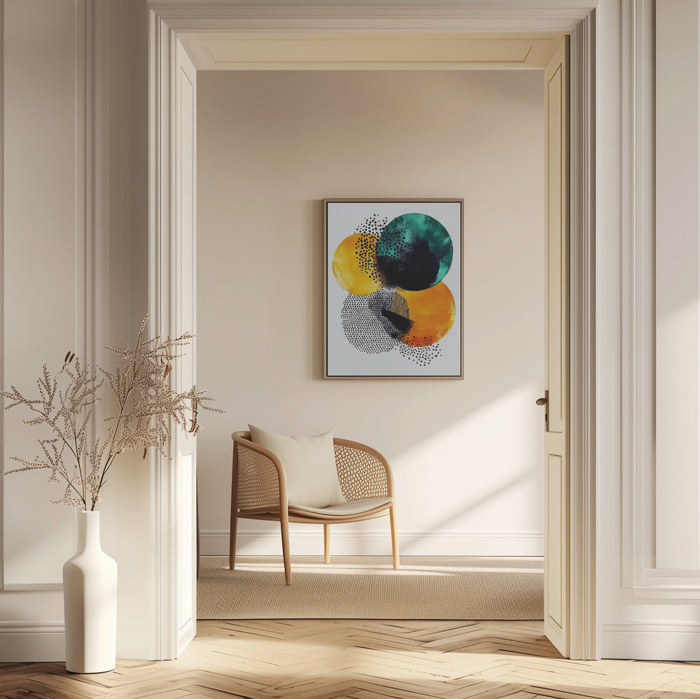Composition with Overlapping Circles | Poster