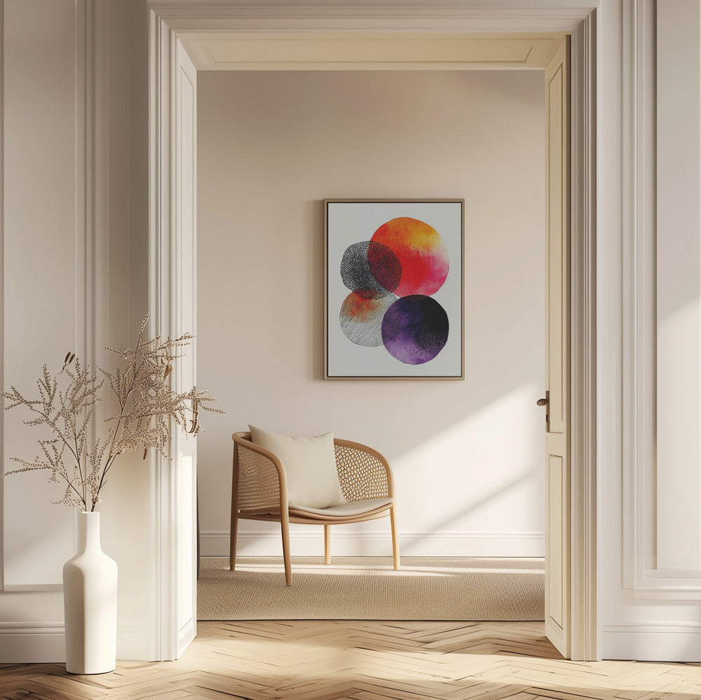 Composition with Overlapping Circles | Poster