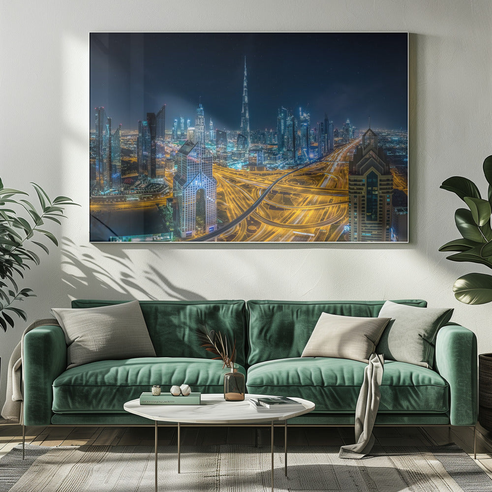 Blue city | Canvas