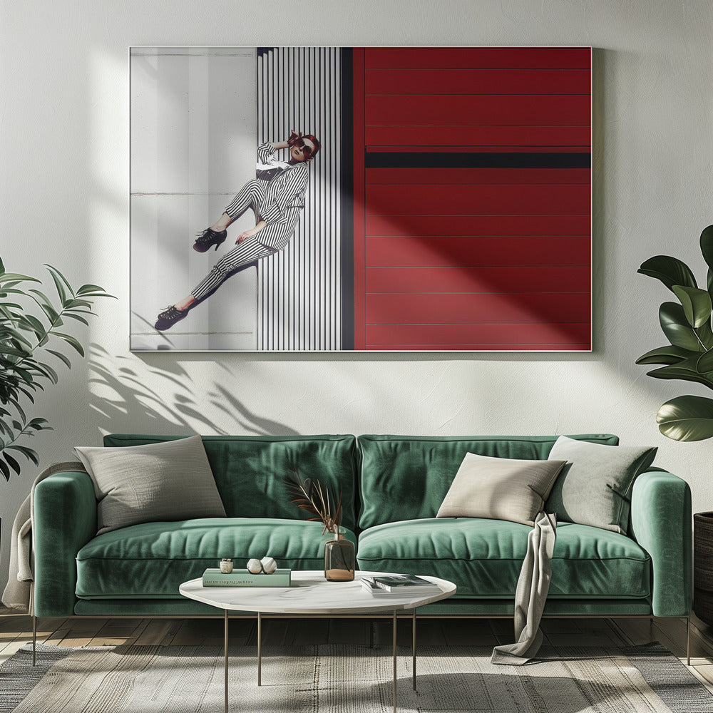 Illusion rayée | Toile