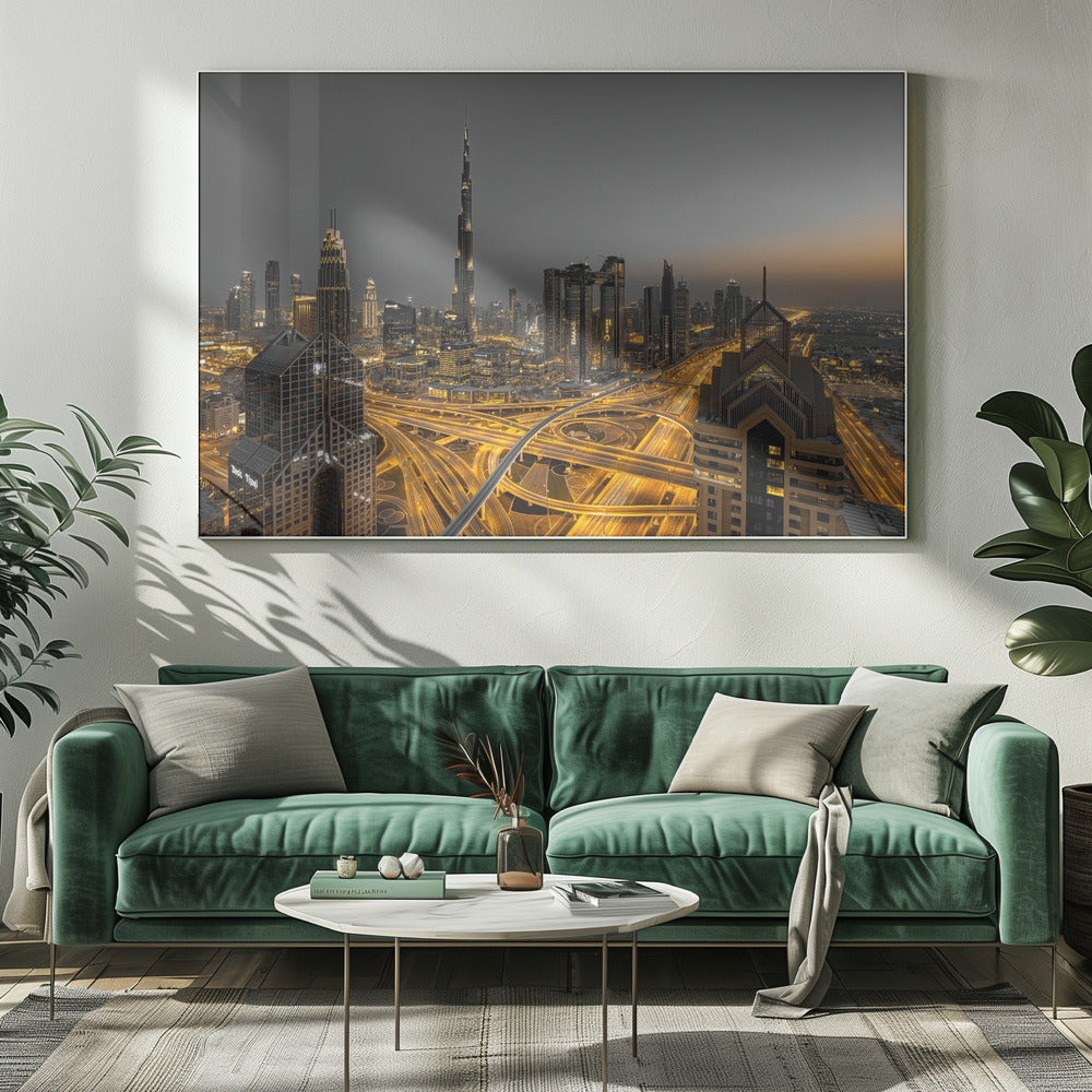 Lumière dorée | Toile