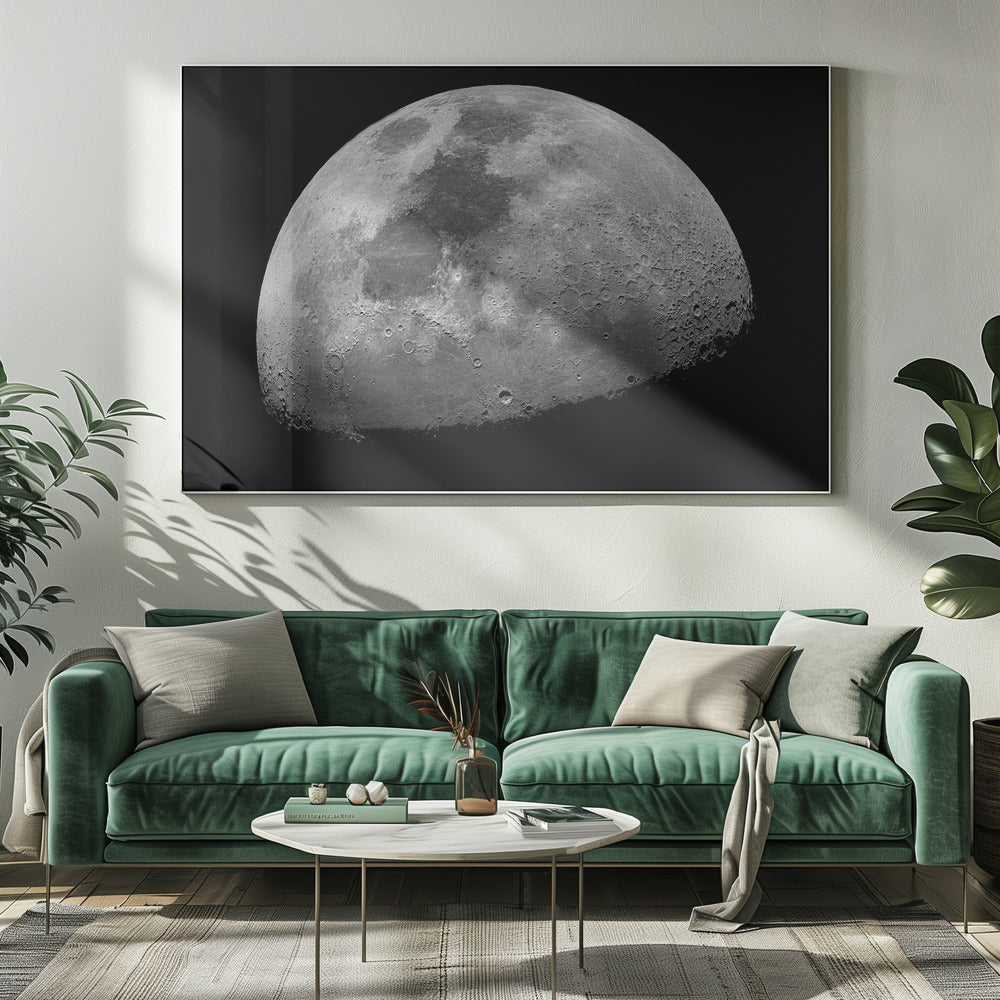 Oh, regarde la lune, elle brille là-haut ! | Toile