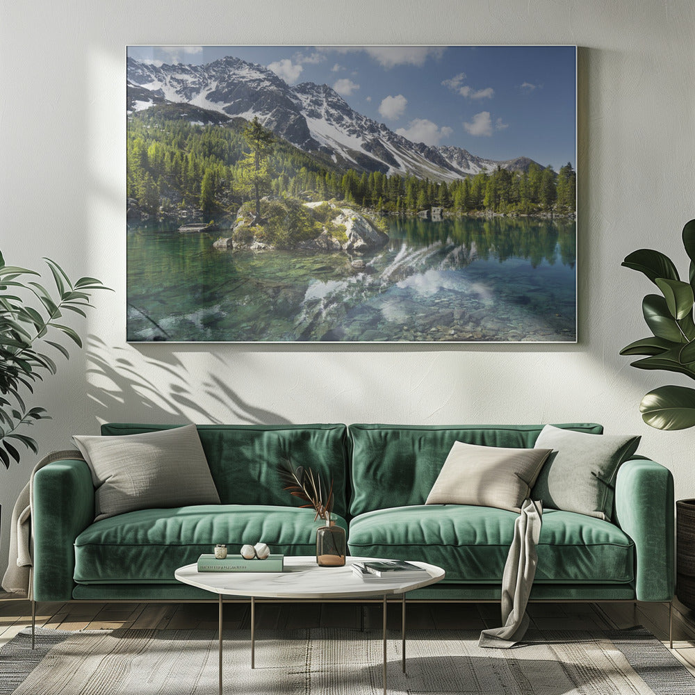Lac Green Mountain | Toile