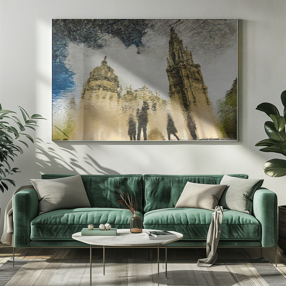 Reflet de la cathédrale de Tolède | Toile