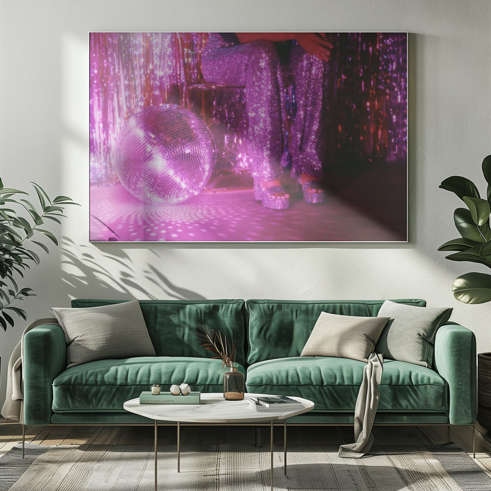 Ambiance disco pailletée | Toile
