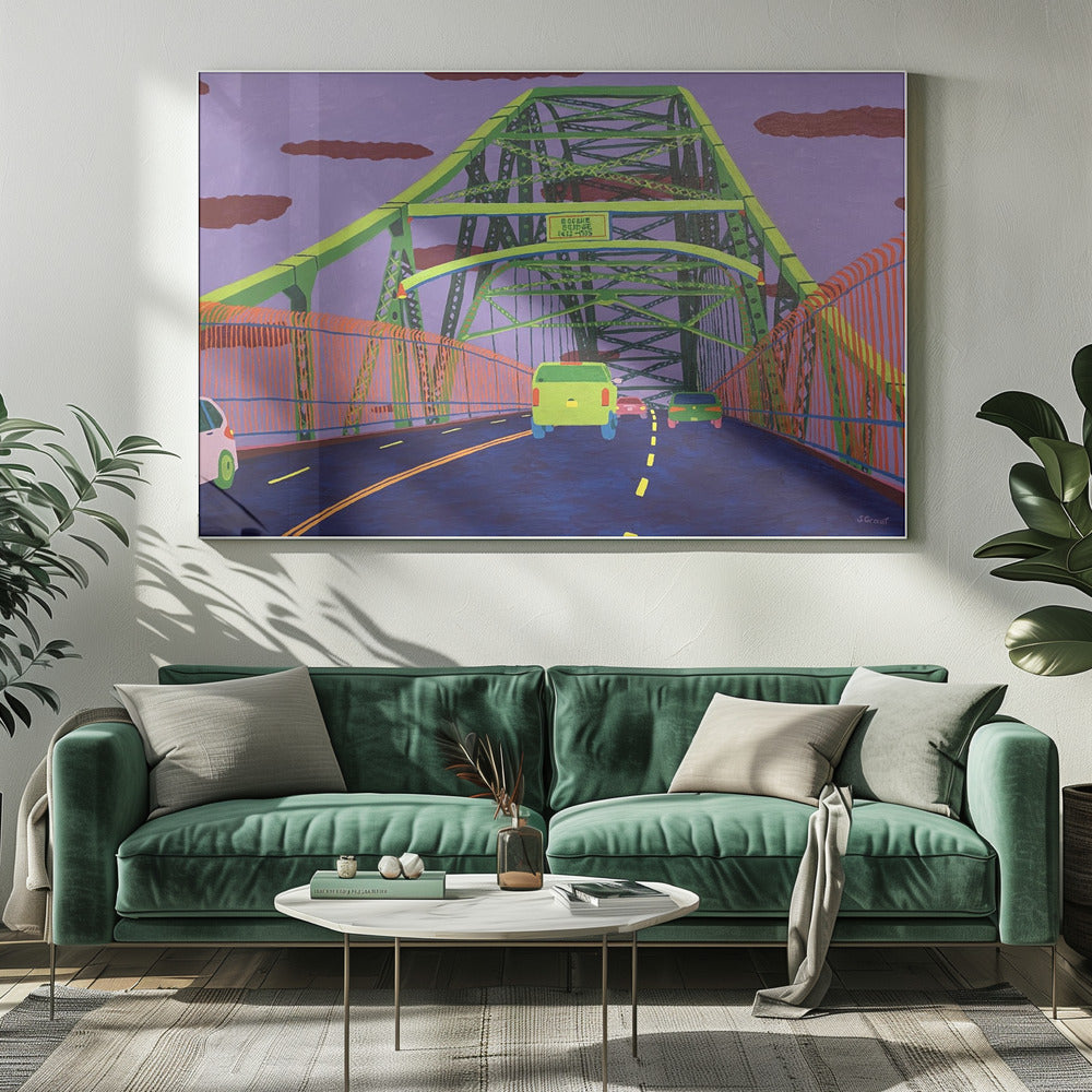 Pont vers Cape Cod | Toile